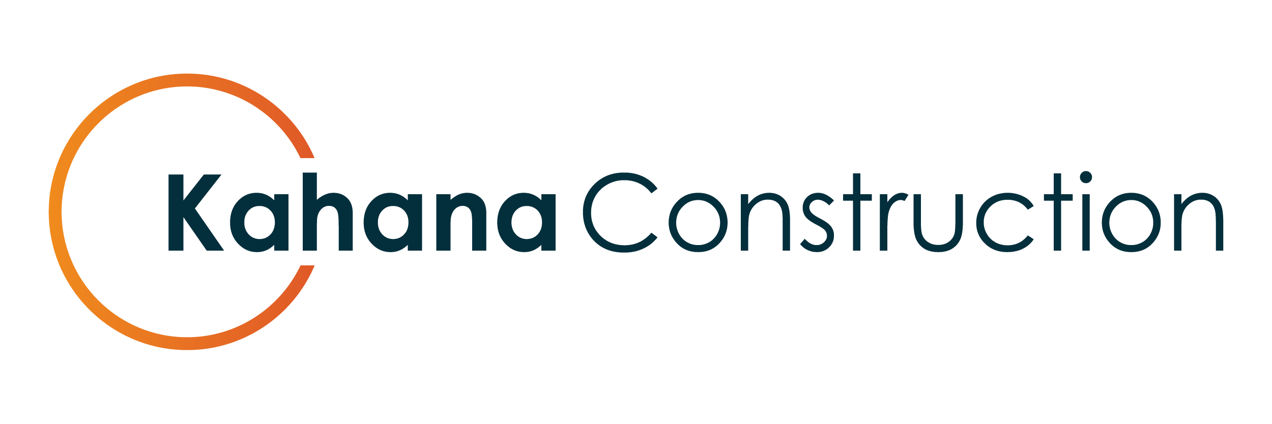 Kahana Construction logo primary